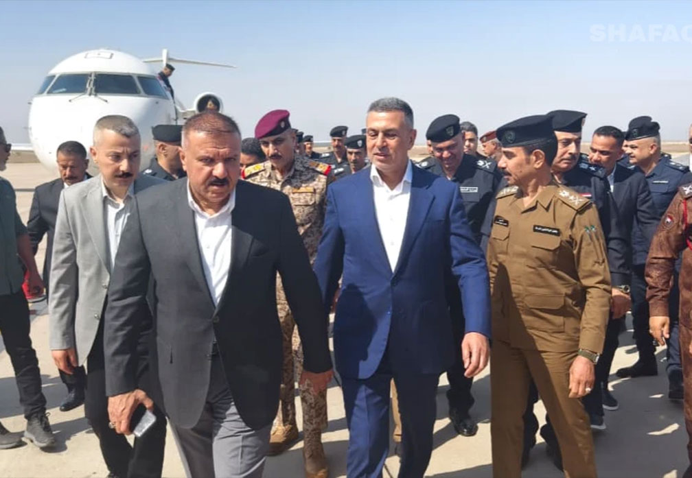 وزير الداخلية يصل إلى البصرة لافتتاح مبنى مديرية المرور الجديد