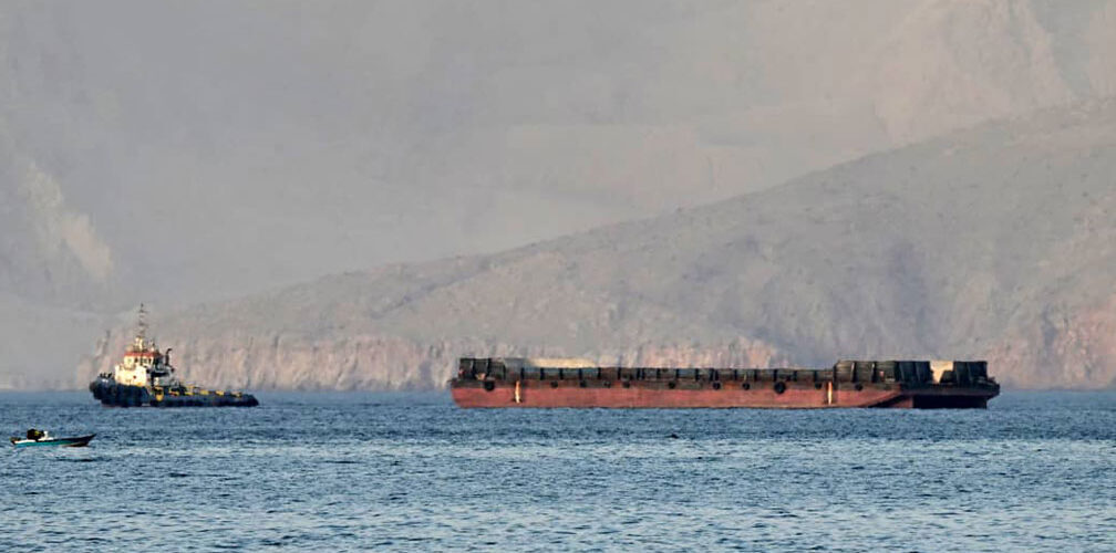 الجيش الأميركي يعلن تعطيل سفينة شحن تابعة لـإيران