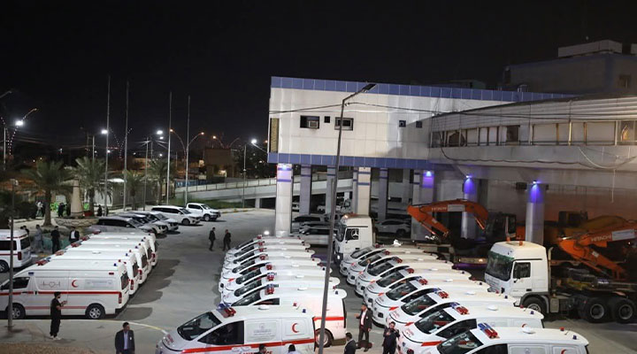 العتبة الحسينية المقدسة تطلق القافلة الثانية نحو إيران 