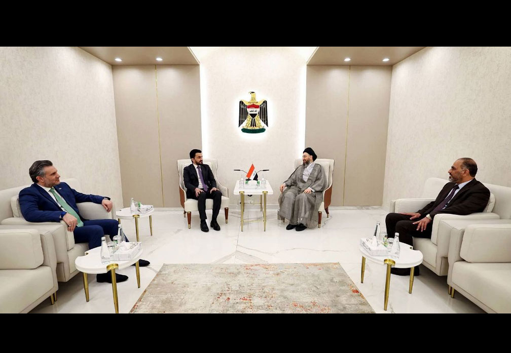 لقاء السيد حكيم مع مصطفى سند