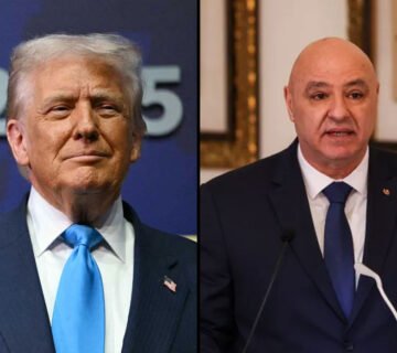 صورة مجمعة تضم دونالد ترامب والرئيس اللبناني جوزيف عون