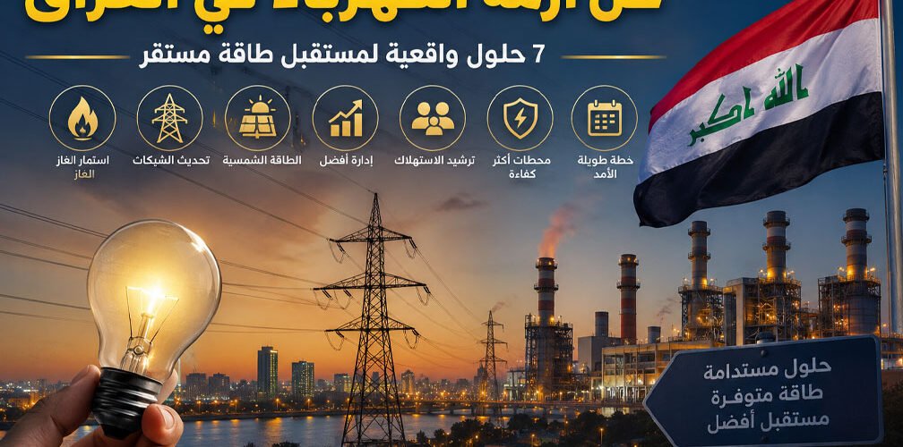حل أزمة الكهرباء في العراق عبر الطاقة الشمسية وتحديث الشبكات