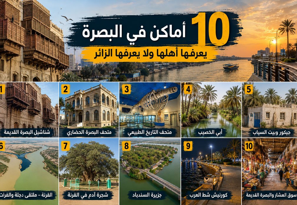 أماكن مميزة للزيارة في البصرة