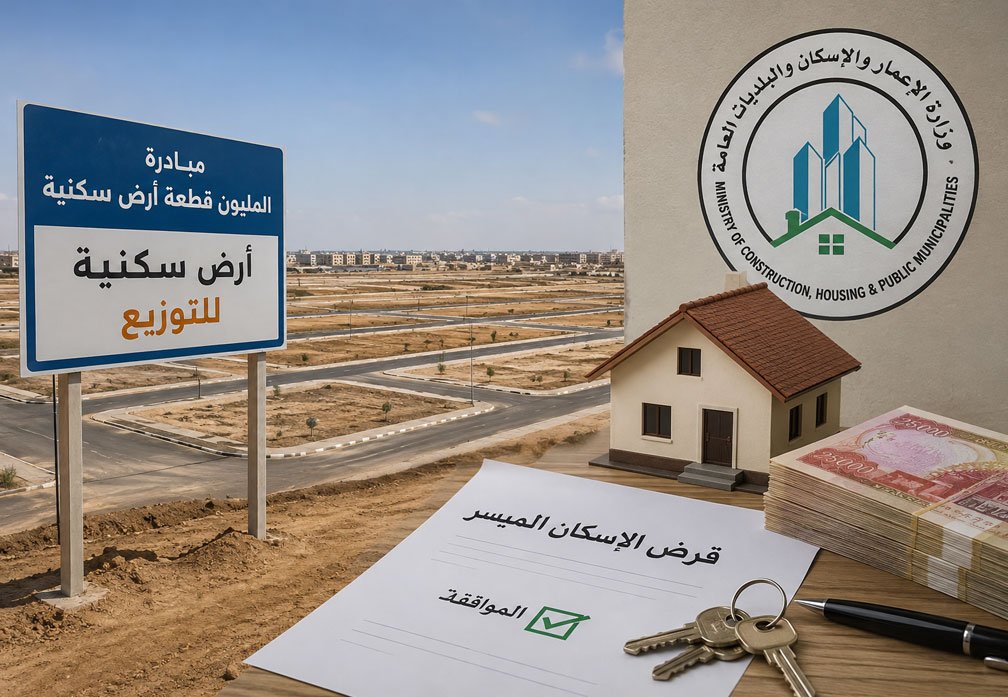 مبادرة المليون قطعة أرض سكنية وآلية توزيع الأراضي وقروض الإسكان في العراق