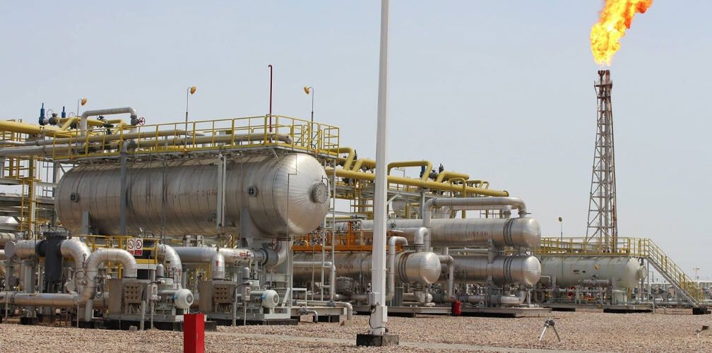 منشأة نفطية في حقل الفيحاء بمحافظة البصرة