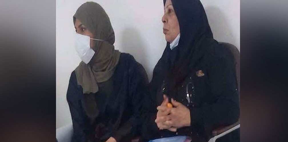 النائبة عالية نصيف خلال إجراءات قضائية بعد صدور حكم بالسجن