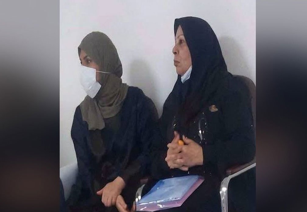 النائبة عالية نصيف خلال إجراءات قضائية بعد صدور حكم بالسجن