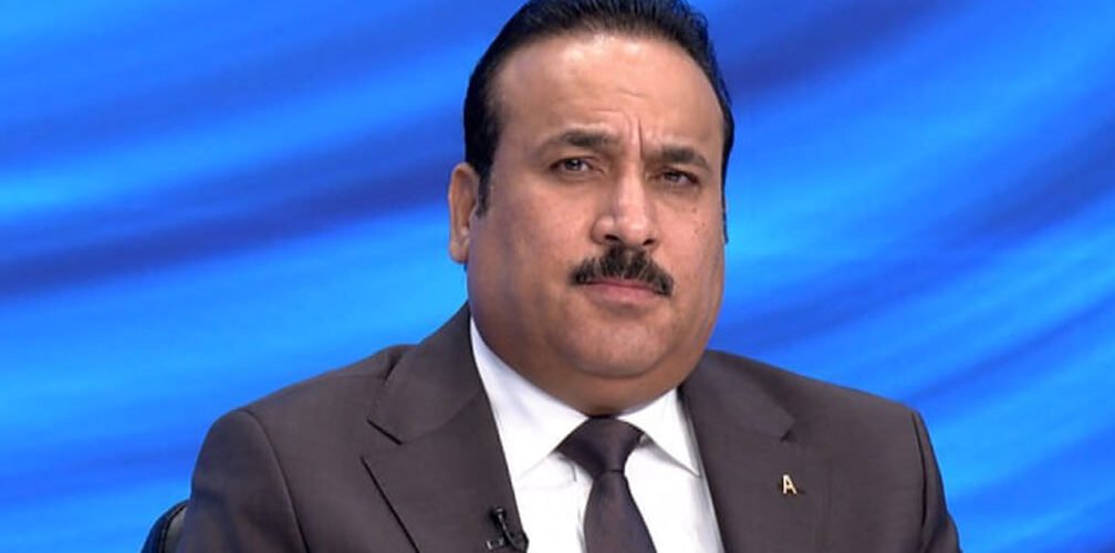 النائب عن محافظة البصرة قيصر الجوراني خلال مقابلة تلفزيونية