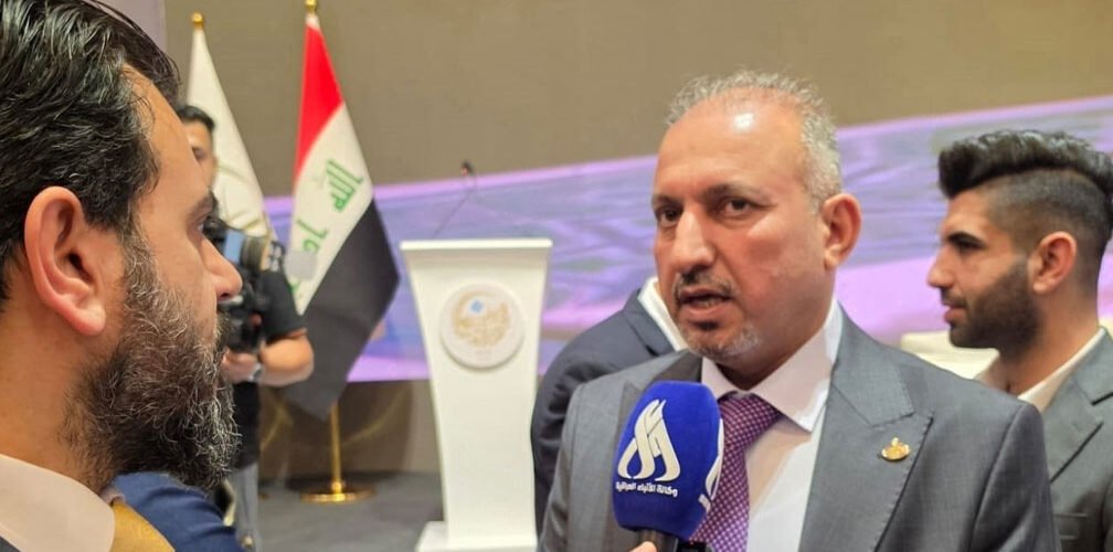 مدير عام شركة نفط الوسط محمد ياسين حسن خلال تصريح صحفي