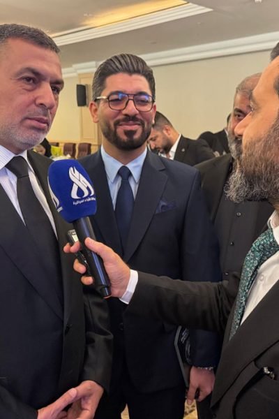 أسعد العيداني يتحدث للإعلام عن مشاريع البصرة
