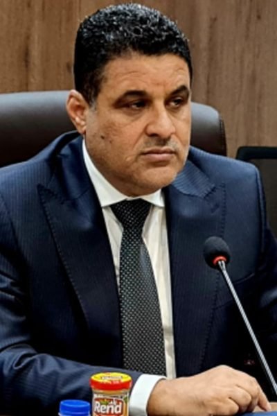 عقيل الفريجي، رئيس اللجنة المكلفة بتدقيق ملفات المرشحين لرؤساء الوحدات الإدارية في البصرة.