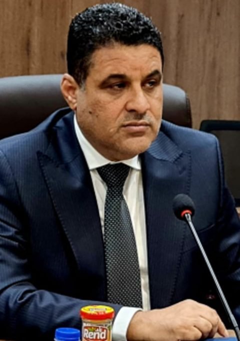 عقيل الفريجي، رئيس اللجنة المكلفة بتدقيق ملفات المرشحين لرؤساء الوحدات الإدارية في البصرة.